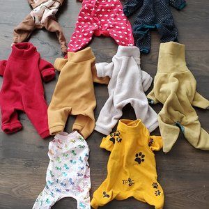Italian Greyhound/Iggy Clothes - Set of 9